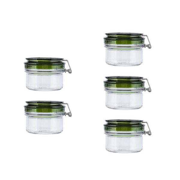 

storage bottles & jars 5pcs transparent cream mask bottle cosmetic sample ointments jar 120ml