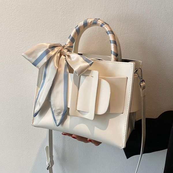 

evening bags women's handbags elegant bow ribbon leather buckle decorated shoulder crossbody bag wholesale 2021 fashion female
