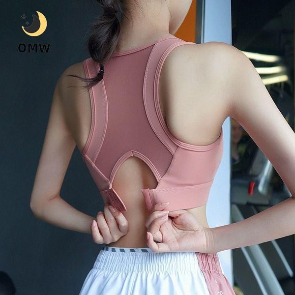 

tackle high support running bra shockproof movement underwear quick dry shape yoga vest thin gym clothing, White;black