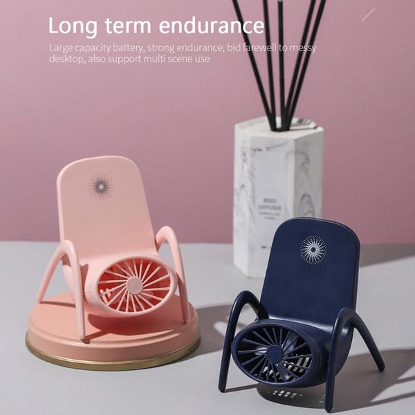 

cell phone mounts & holders 2-in-1 usb fan charging mobile holder battery life handheld quiet mini with protective net