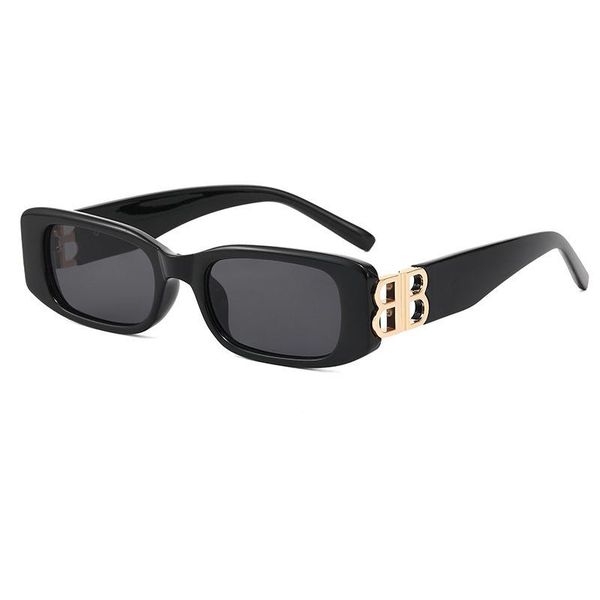 

sunglasses retro square plastic frame trendy ladies outdoor street shooting glasses men's sports driving mirror uv400, White;black