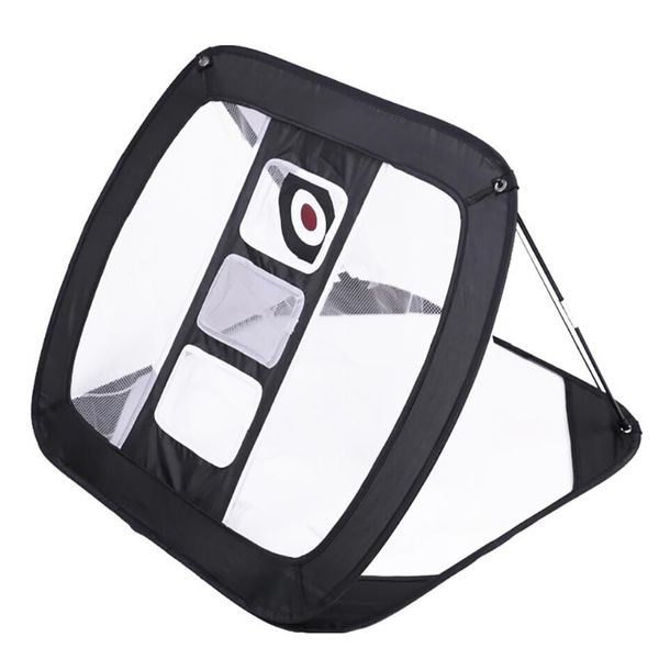 

golf training aids chipping net portable folding swing practice hitting mesh indoor outdoor elastic design with storage bag