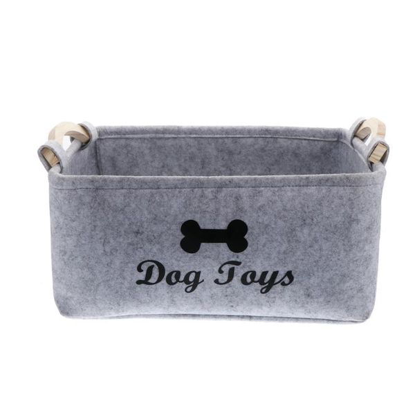 

dog apparel multipurpose pet and accessories storage felt basket chest organizer