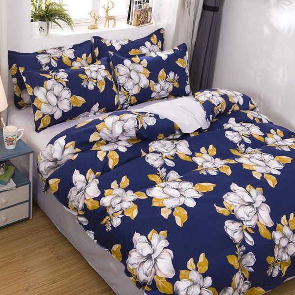 

bedding sets spring flower duvet cover bed linens white  size sheets set comforter