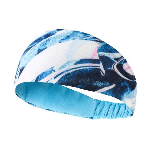 

gym fitness headband breathable sweat sport running hiking fishing absorbent sweatband hair band head wrap sportswear accessory, Yellow;black