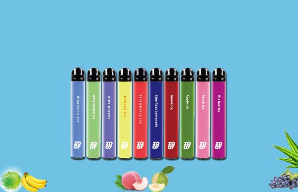 Zooy 800puffs Tek kullanımlık vape kalem e-sigara kitleri 550mAh pil 3.5ml kapasiteli zodyak ecigs Taşınabilir Pods Buharlaştırıcılar önceden doldurulmuş çubuk buhar 0mg 50mg