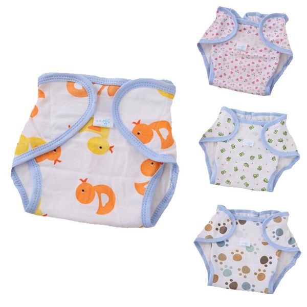

cloth diapers 1pcs infant diaper cover washable born boys girl cartoon style waterproof reusable baby nappies wrap breathable cotton
