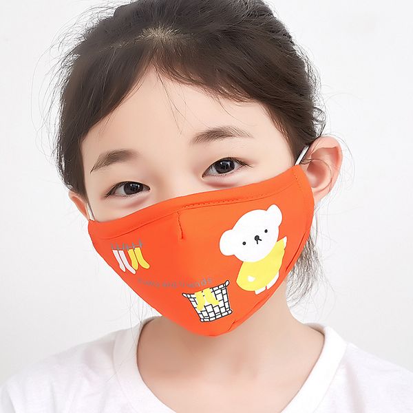 

dust children's cartoon boys girls children autumn and cotton mask winter warm