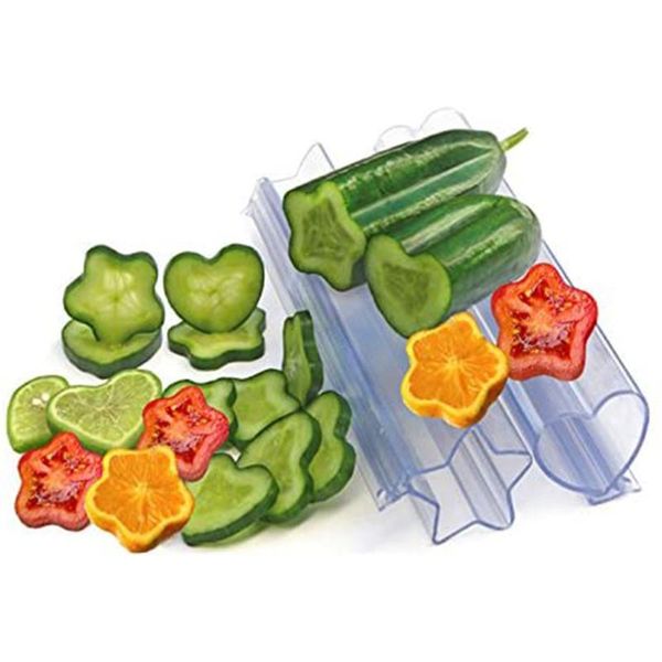 

magic pentagram heart-shaped cucumber fruit shaping growth molds durable practical convenience home tool party favor