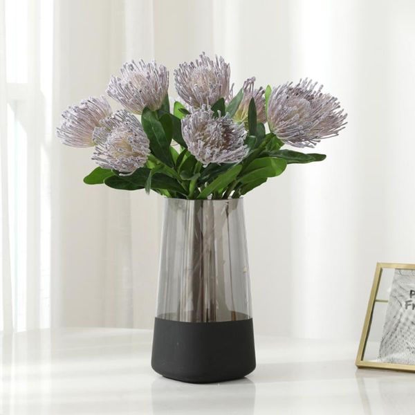 

european style leucospermum cordifolium design false blossom for living room bedroom dinning table artificial flower decoration decorative f