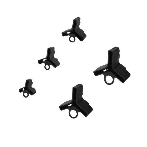 

black treble hooks cover size 4# protective fishhooks fishing hook accessories