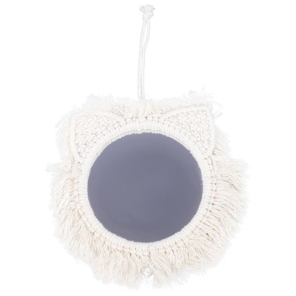 

mirrors 1pc unique mirror indoor wall hanging decor weaving style decorative