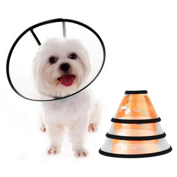 

dog collars & leashes cone protective collar for pet dogs cats wound healing protection cover