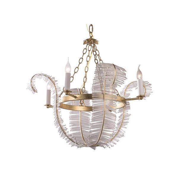 

chandeliers vintage golden color banana leaf k9 glass chandelier for sitting room living restaurant bedroom