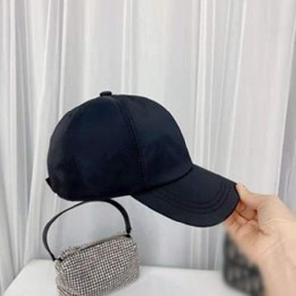 

2021 men women luxury canvas caps new baseball hats outdoor sport classic triangle letter hat 4 season cap, Blue;gray