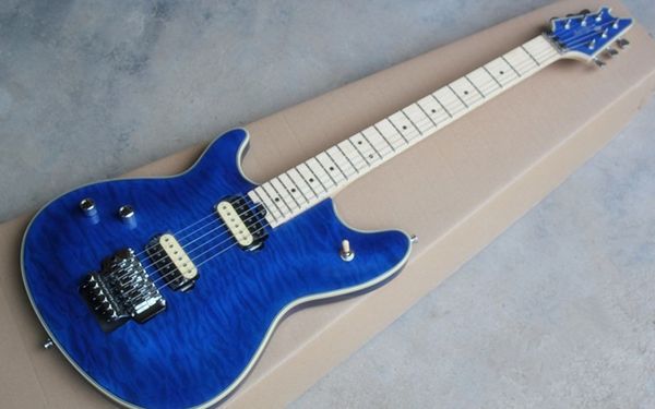 

musician left hand electric guitar cloud blue left-handed dedicated