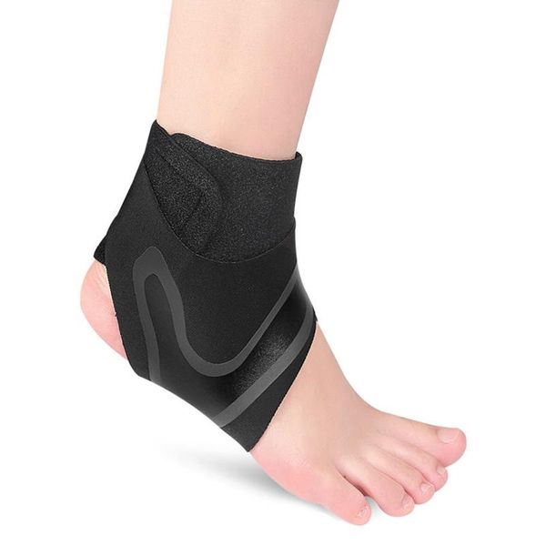 

ankle support 1pc lightweight breathable adjustable brace sleeve for men and women sports fitness 2021, Blue;black