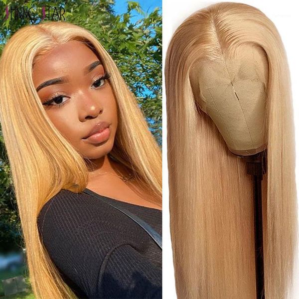 

summer honey blonde lace front wig human hair peruvian transparent wigs straight ginger orange remy1, Black;brown