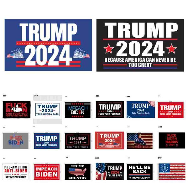 46 Designs direkt ab Werk Flagge 3x5 Fuß 90*150 cm Save America Again Trump Flag für 2024 Präsident USA DHL 3-7 Tage Versand