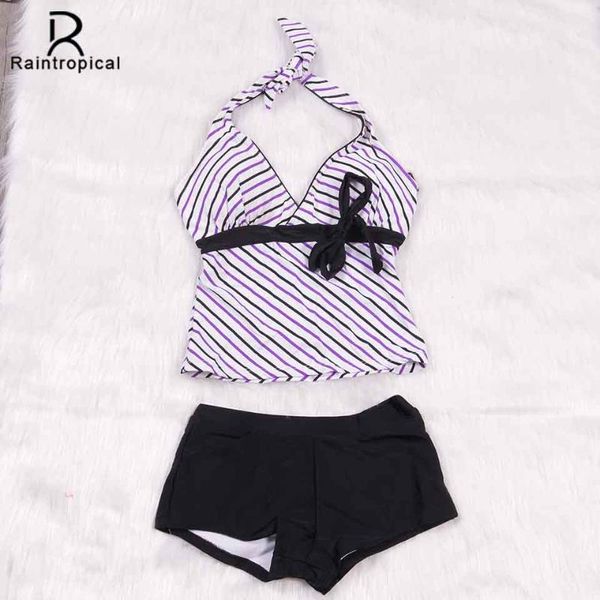 

women's swimwear raintropical 2021 women bikinis swimsuit ruffle bandeau dot brazilian bikini set beach bathing suits, White;black