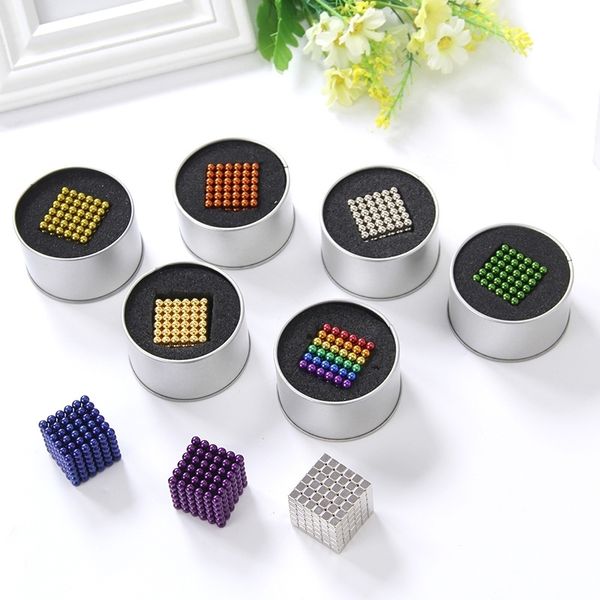 

multi specification color 216 512 / 1000 box multi-color magnet buck ball decompression rubik's cube