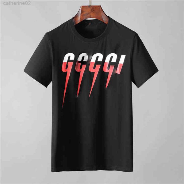 

s-5xl printing pattern men's t shirt largete size loose fashion personality ss21 men design shirts women's short black and whi, White;black