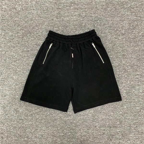 

men's shorts summer and women's drawstring zipper pocket represents casual m-xl, White;black
