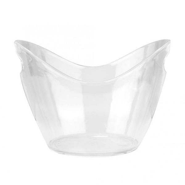 

household acrylic ice container champagne bucket with handle bar ktv supplies barware wine cocktail beer buckets and coolers