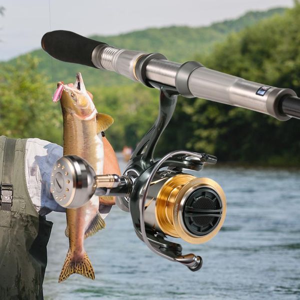 

fishing coil wooden handshake 11+ 1bb spinning reel professional metal left/right hand wheels baitcasting reels