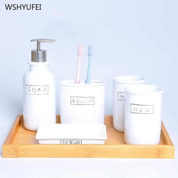 

bath accessory set wshyufei creativity ceramics bathroom accessories wedding gift toothbrush holder soap dispenser home wash supplies