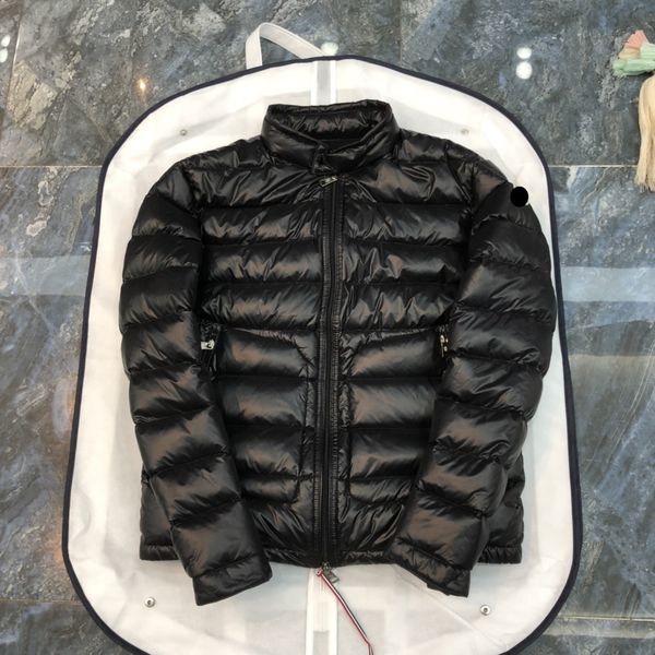 

monclair luxury france women's down jackets designer brand maya classic all-match lightweight casual stand-collar jacket, Black