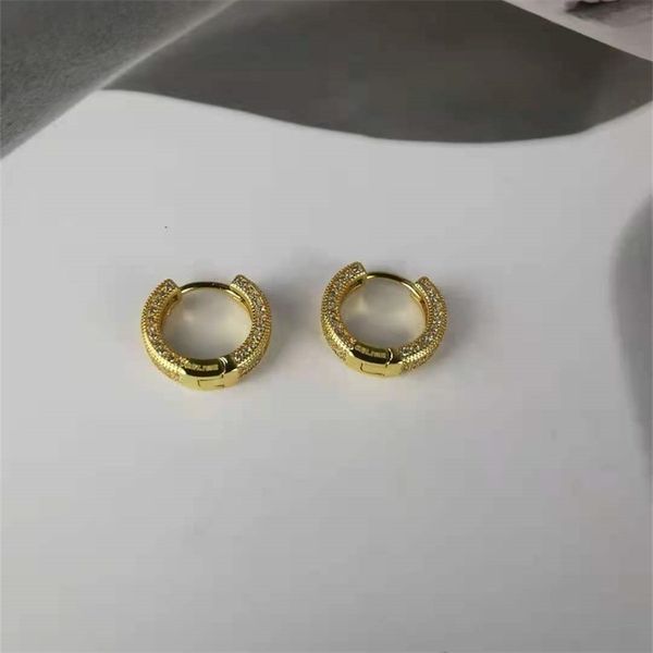 

75%off outlet onlinesaijia 2021 new earrings with diamond, round, fashionable and versatile personalized earrings, female circle earrings, Silver