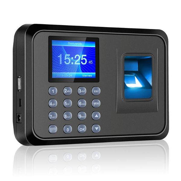 

fingerprint access control biometric time attendance system clock recorder employee recognition recording device electronic machine