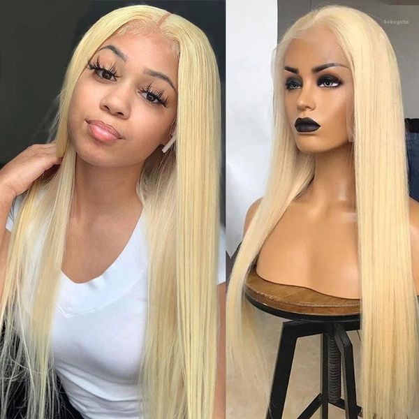

lace front wig pre plucked blonde straight 13x4x1 human hair wigs for black women 16-28 inch brazilian wigs1, Black;brown