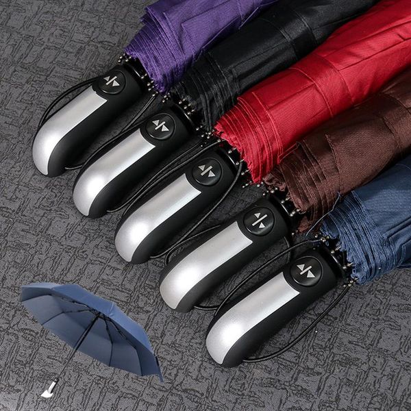 

umbrellas men portable business rainy umbrella modern simple durable folding gift automatic waterproof