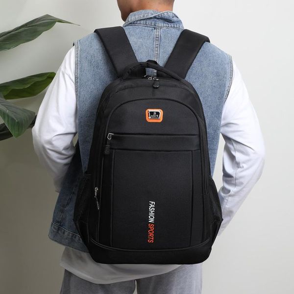 

korean oxford men's backpack in spring school bags
