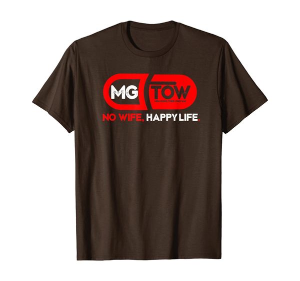 

MGTOW T-Shirt: No Wife, Happy Life. Red pill, Mainly pictures