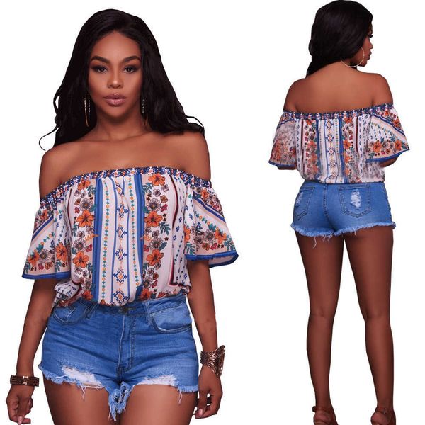 

jeans women's shorts in spring 2021, Blue
