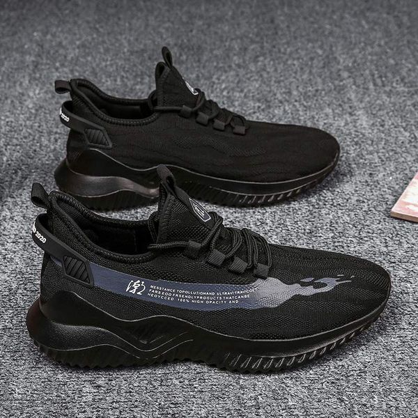 

low-men sports running shoes casual mesh flying white black beige men's breathable outdoor jogging walking