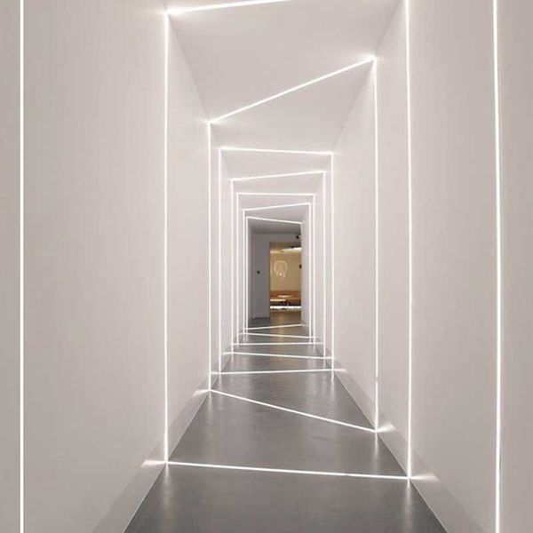 

ceiling lights 15w contrast linear led bar recessed aluminum profile wall washer for indoor lighting