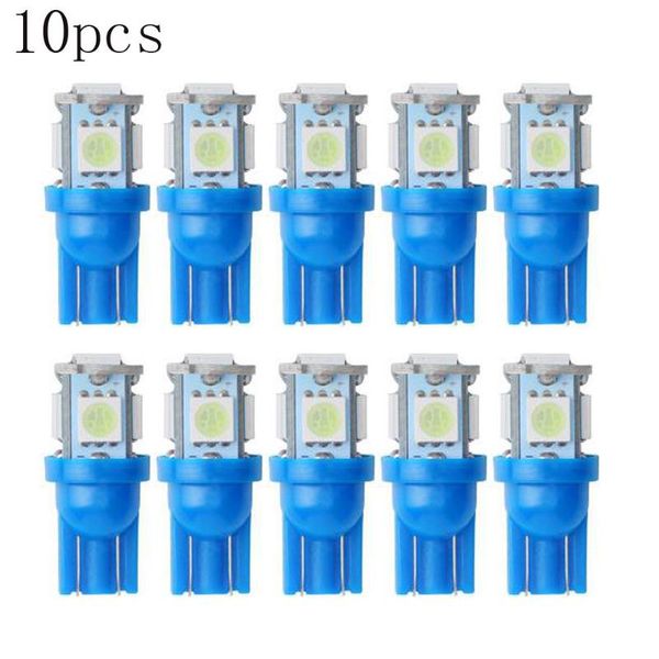 

dash light bulb instrument panel interior t10 10x 12v 8000k decoration ice blue led emergency lights