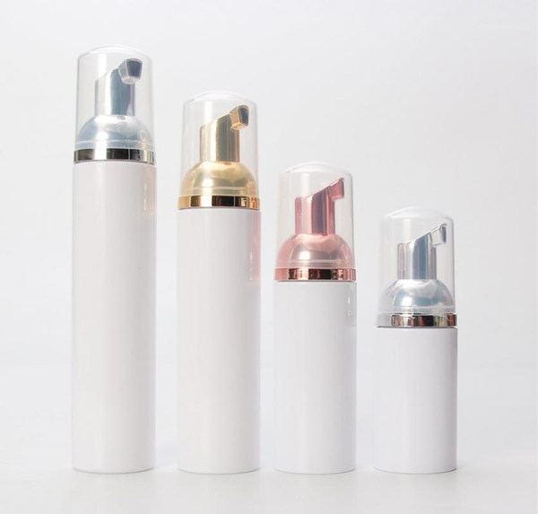 

storage bottles & jars 10pcs plastic foamer pump bottle refillable empty cosmetic cleanser soap dispenser foam container 30/60/80/100ml1