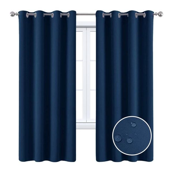 

curtain & drapes blackout curtains for living room bedroom kitchen window treatments blinds solid color home decoration waterproof