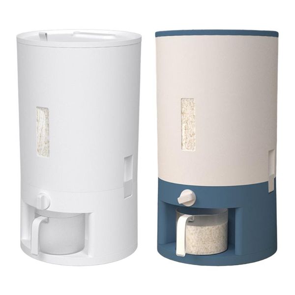 

large rice storage container kitchen nuts beans dispenser bin bottles & jars