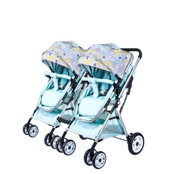 

strollers# twin baby stroller lightweight high landscape can sit and lie split folding double