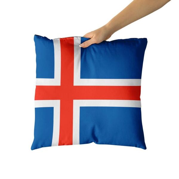 

iceland cotton canvas custom pillow covers throw personalized gifts cushion/decorative