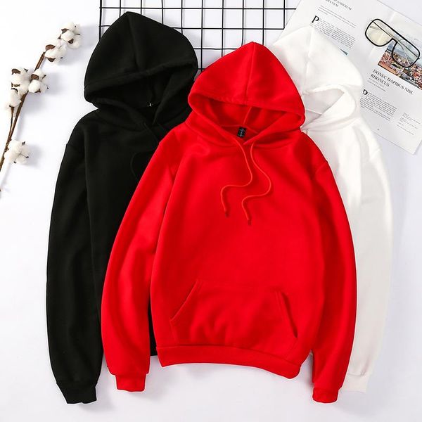 

women's hoodies & sweatshirts oversized hoodie sweatshirt women long sleeve hooded pullover blouse pocket hood sudaderas para mujer, Black
