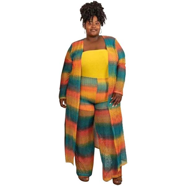 

women's tracksuits spring women two piece outfits long sleeve cardigan and loose casual trouser multi plus size 2 set wholesale drop, Gray