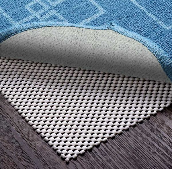

carpets non-slip rug pad gripper, white extra thick 8x10 ft