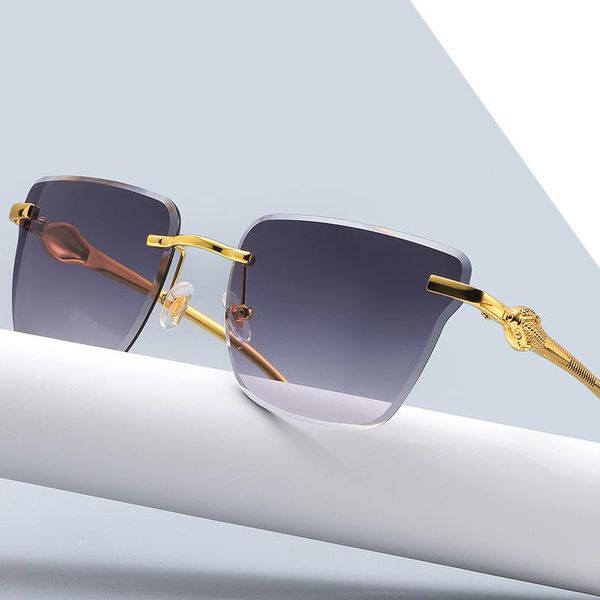 

mirrors cat eye leopard head sunglasses street fashion hip hop